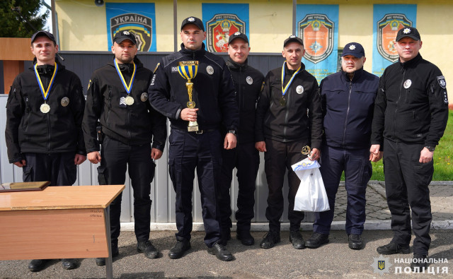 На базі ЛьвДУВС відбулись змагання серед поліцейських Львівщини
