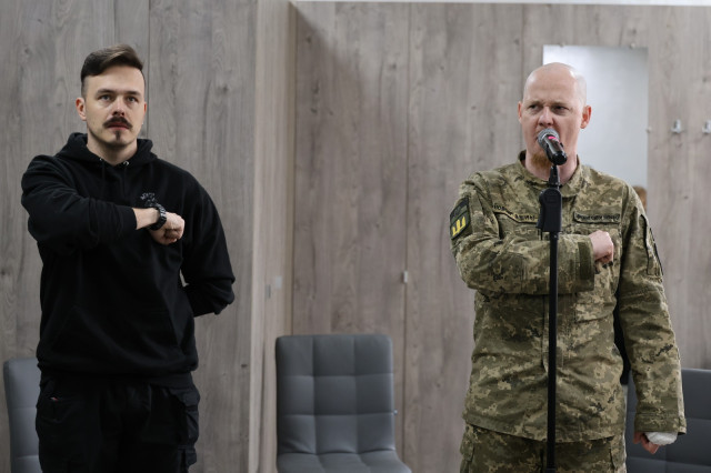 Meeting with military writers - participants of the All-Ukrainian Forum held at Lviv State University of Internal Affairs