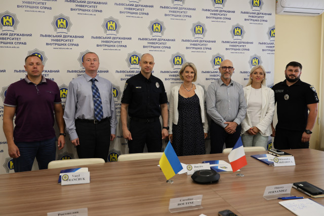 Representatives of the General Secretariat of Interpol Visit Lviv State University of Internal Affairs