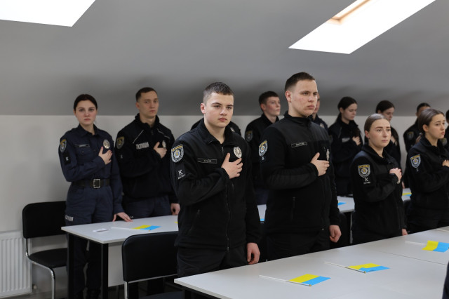 У ЛьвДУВС відзначили День Державного Гімну України